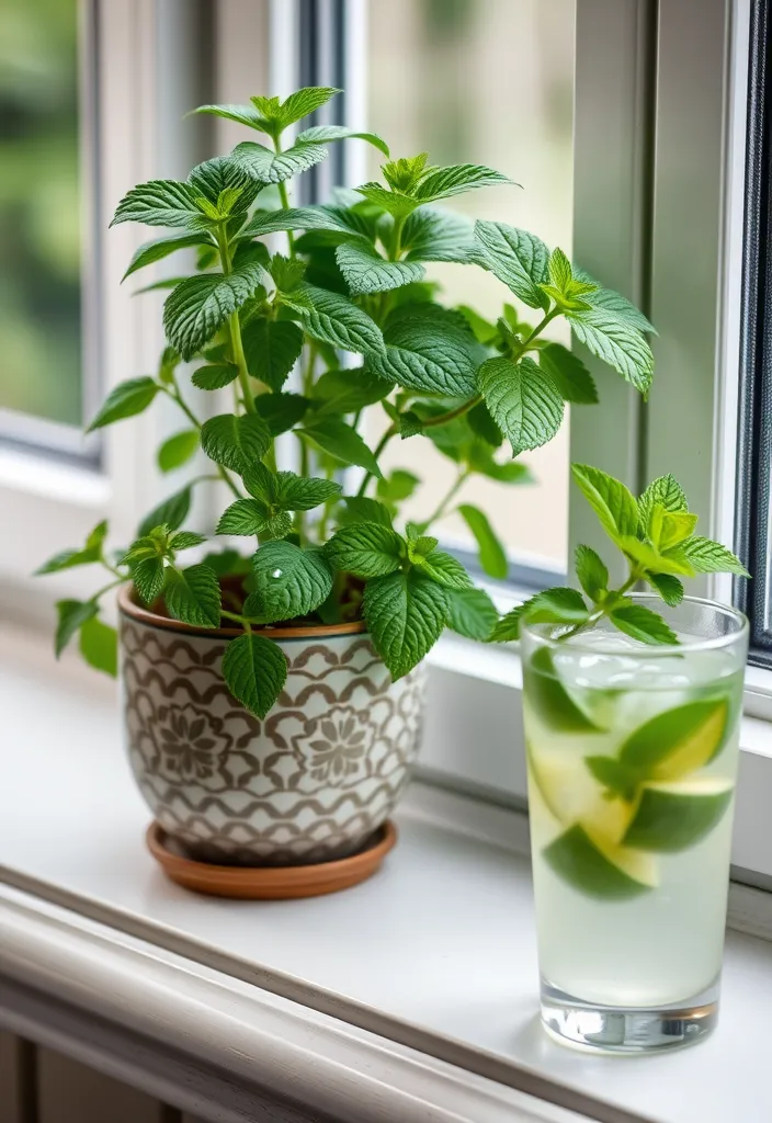 15 Best Kitchen Windowsill Plants: Your Ultimate Guide to Indoor Gardening! - 2. Mint