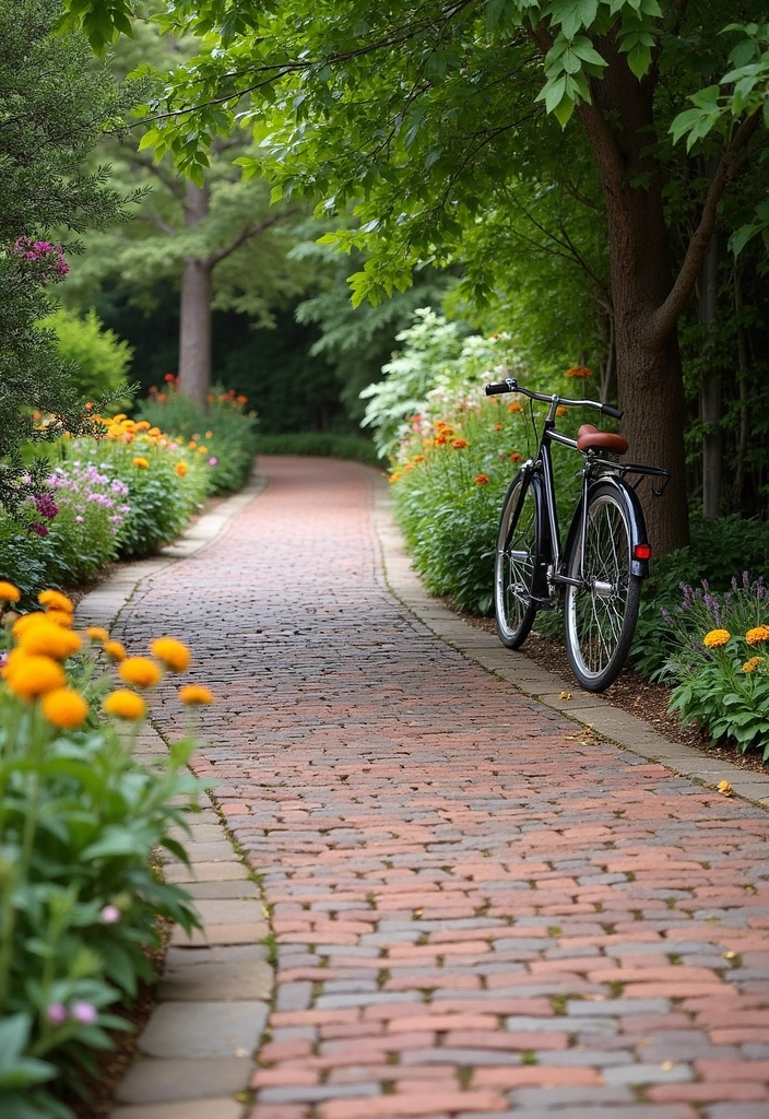 17 Modern Driveway Design Ideas - 14. Vintage Charm with Reclaimed Materials Driveway