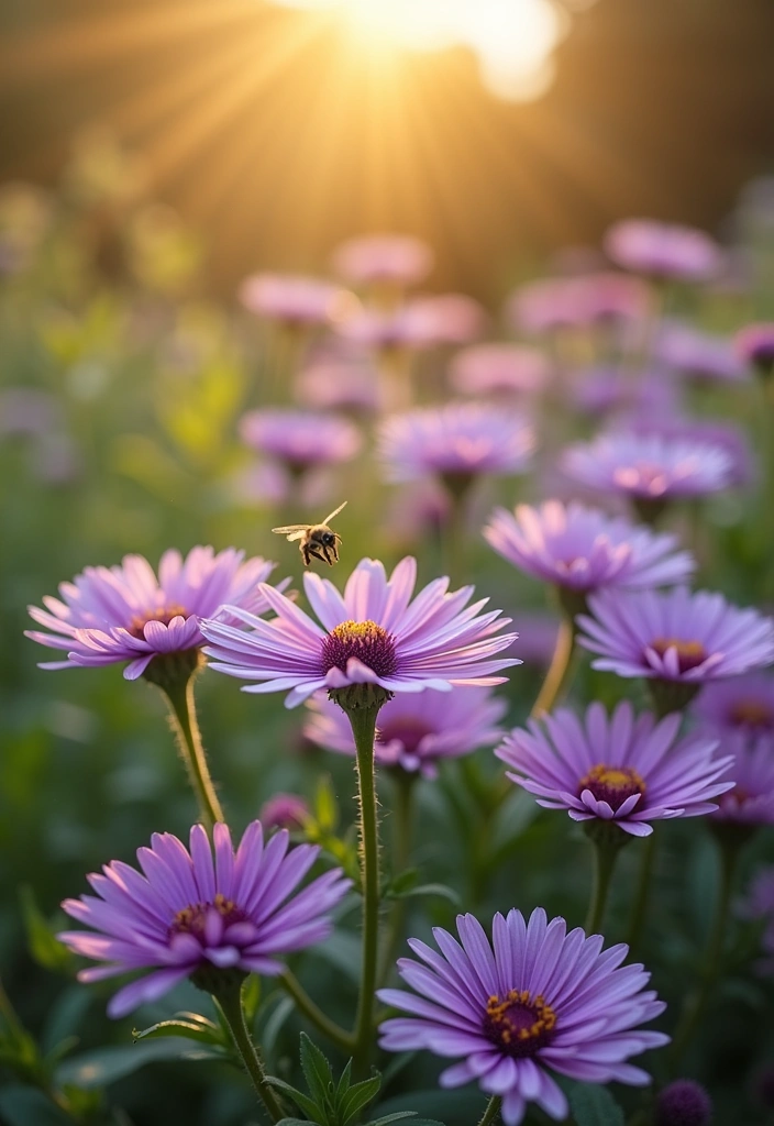 12 Flowers That Attract Beneficial Insects - 7. Aster (Asteraceae)