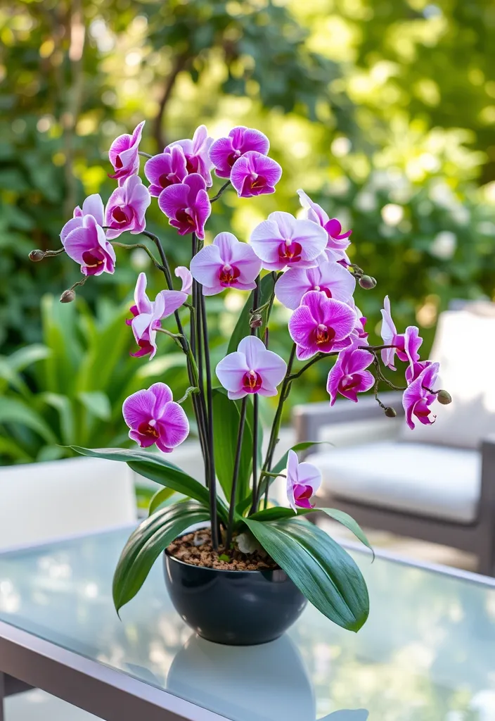 14 Gorgeous Potted Flowers to Transform Your Patio Instantly - 7. Exotic Orchids