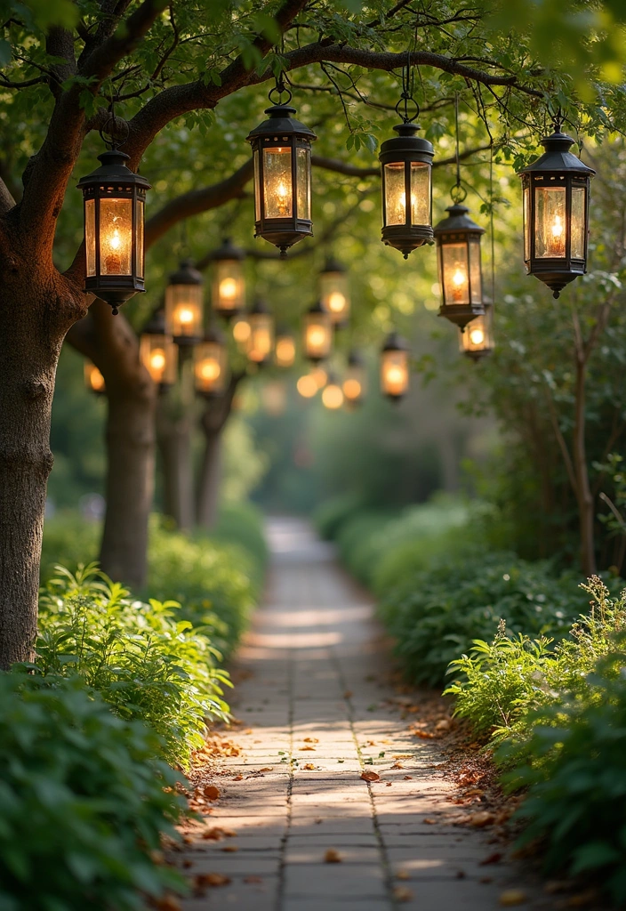 14 Cottage Core Garden Decor Ideas - 2. Whimsical Garden Lanterns