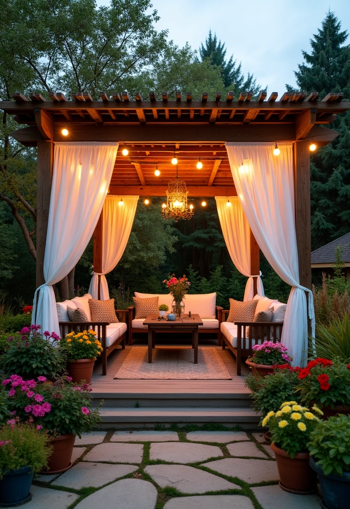 15 Garden Structure Ideas for Any Yard - 2. Rustic Pergola Retreat