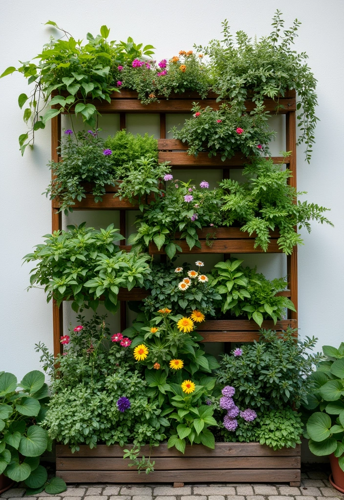 16 Front Yard Landscape Ideas to Inspire - 4. Vertical Gardens