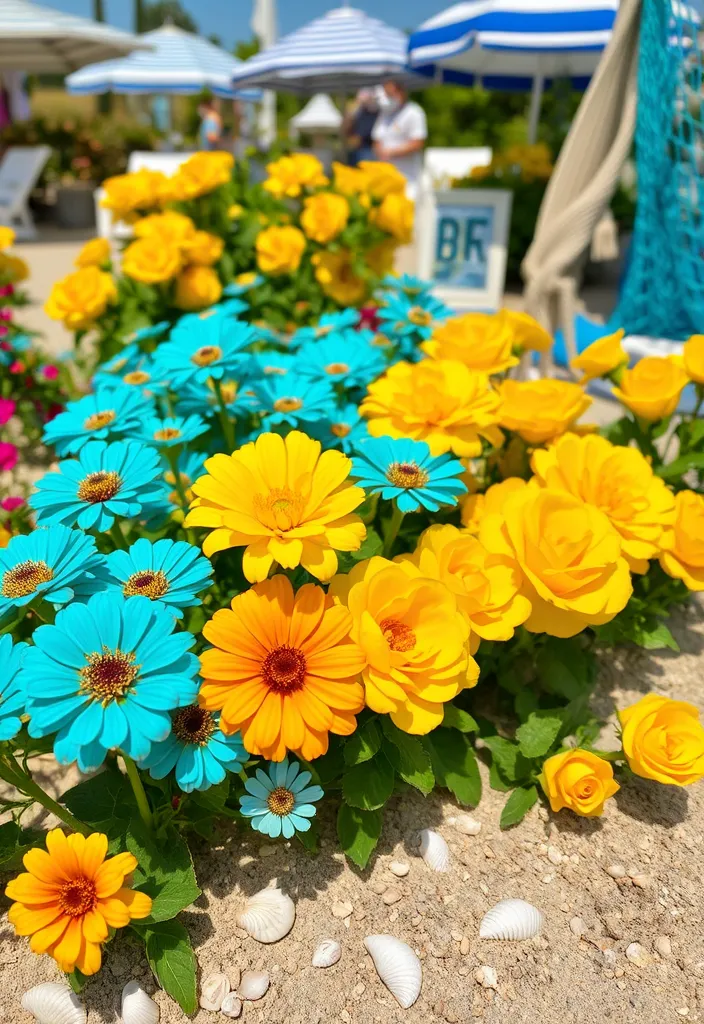 12 Easy Zinnia and Rose Garden Combinations - 11. Coastal Breeze