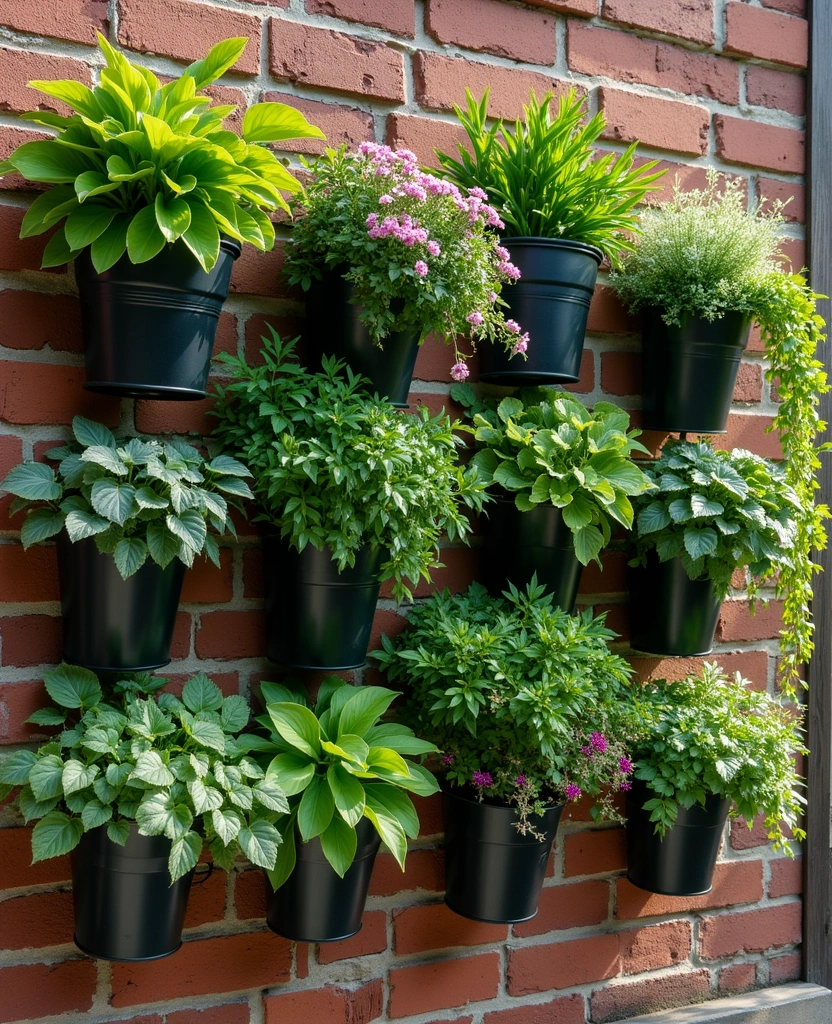 12 Garden Design Ideas for Small Yards - 1. Vertical Gardens: Go Up Instead of Out