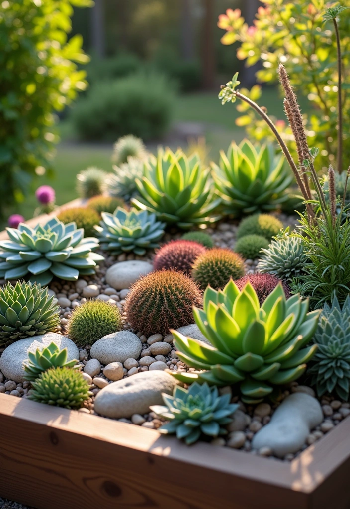 14 Stunning Succulent Planter Ideas - 13. Outdoor Succulent Gardens