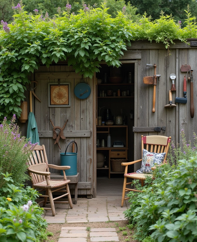 9 Stunning Backyard Garden Design Ideas That Will Transform Your Outdoor Oasis! - 5. Rustic Farmhouse Garden