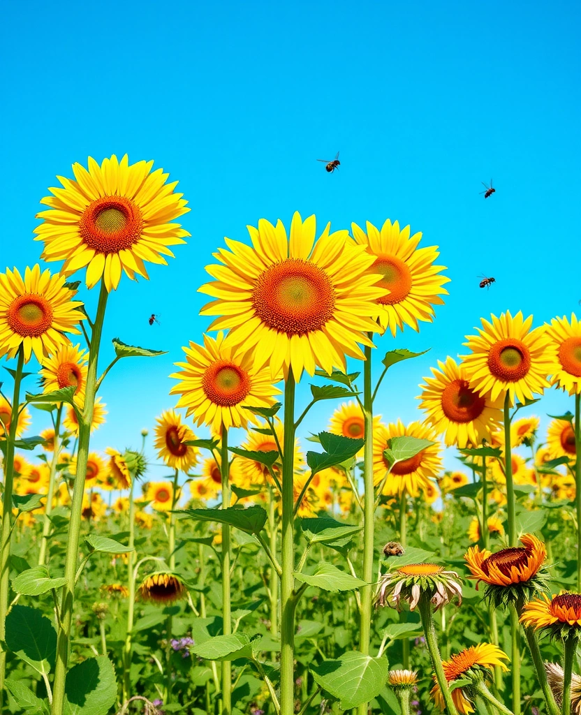 12 Flowers That Attract Beneficial Insects - 6. Sunflower (Helianthus)