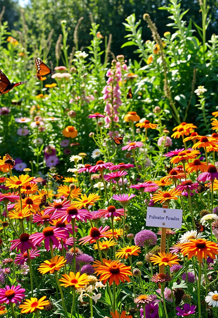 14 Compact Homestead Layouts for Small Gardens - 11. Pollinator Paradise