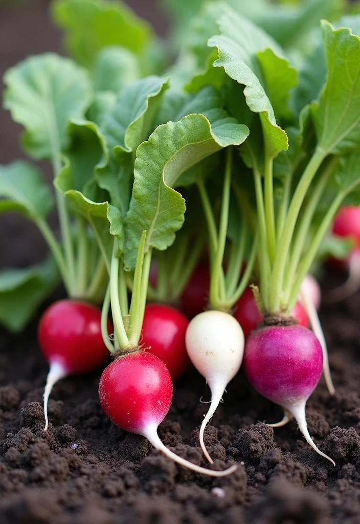 16 Fall Garden Vegetable Ideas to Grow - 5. Radishes: Quick and Crunchy