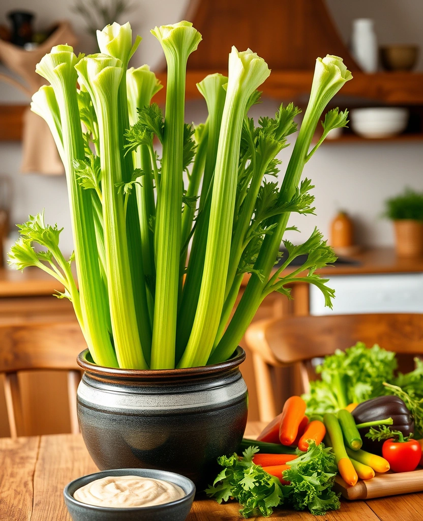 15 Best Vegetables to Grow in Pots That Will Surprise You! - 7. Celery