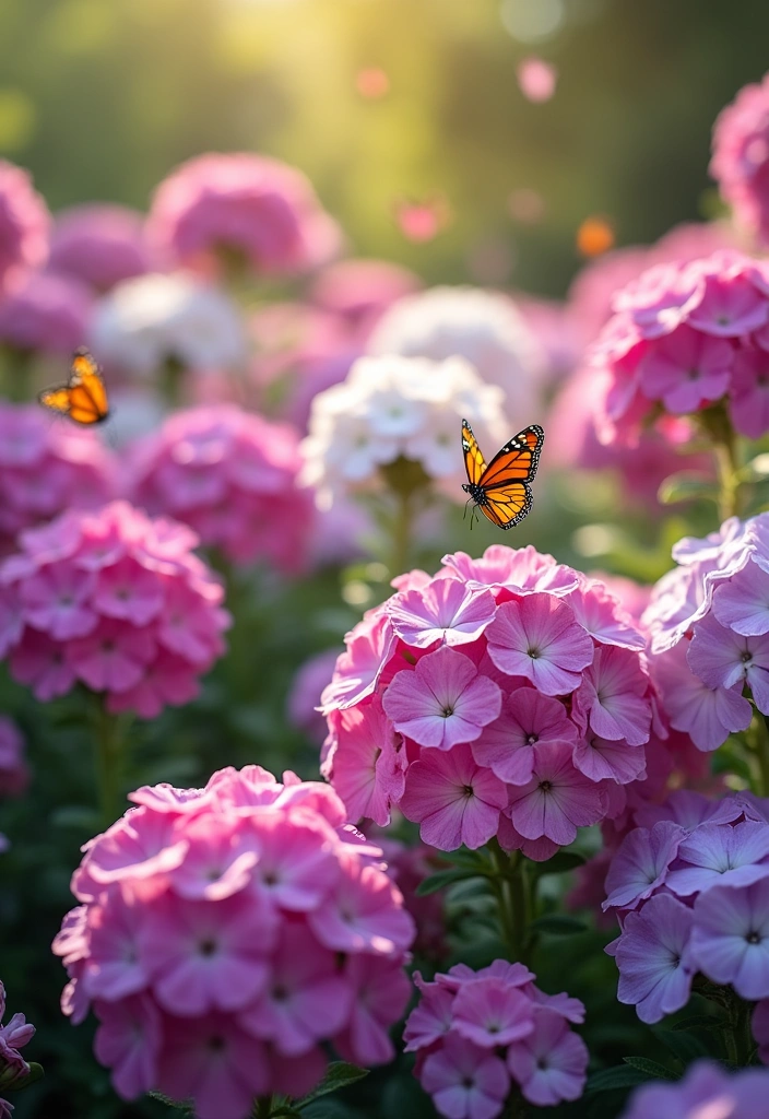 13 Attract Butterflies with These Colorful Garden Blooms - 10. Phlox