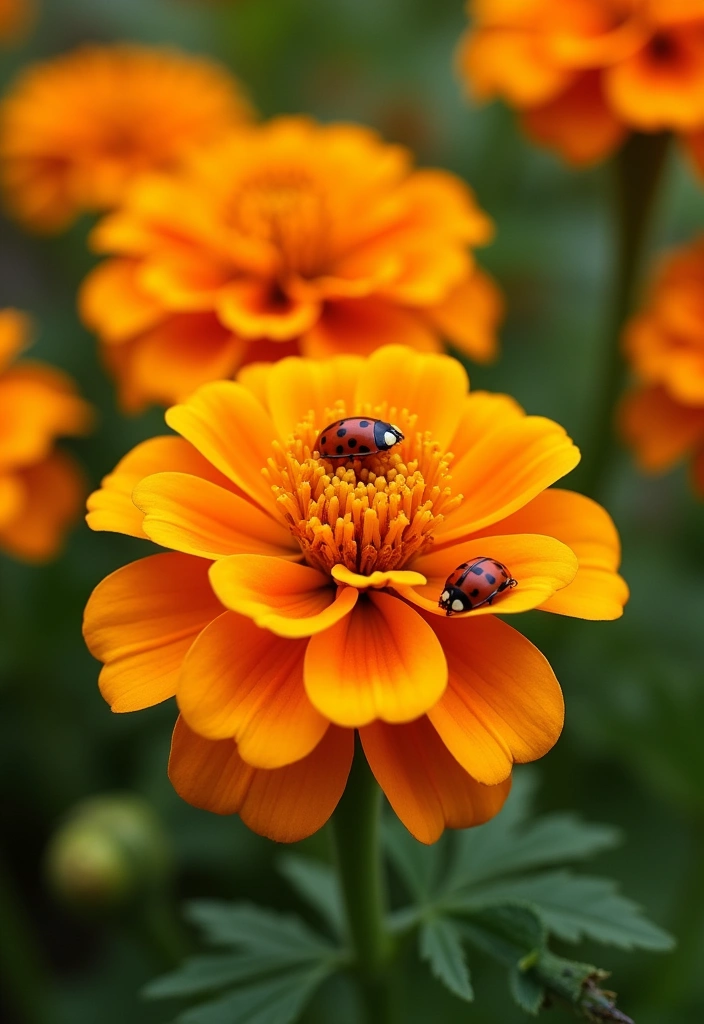 12 Flowers That Attract Beneficial Insects - 3. Marigold (Tagetes)