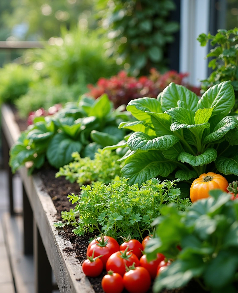 16 Small Apartment Balcony Garden Ideas for Growing Veggies - 12. Seasonal Rotation