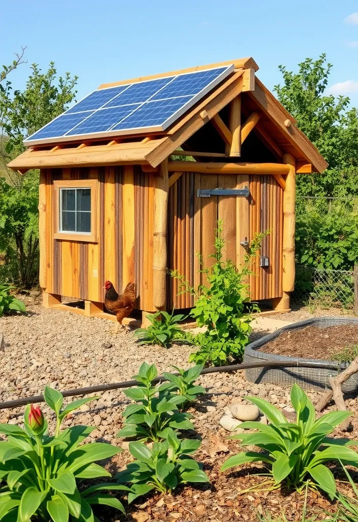 21 Charming Chicken Coop Ideas That'll Beautify Your Garden! - 10. Eco-Friendly Coop