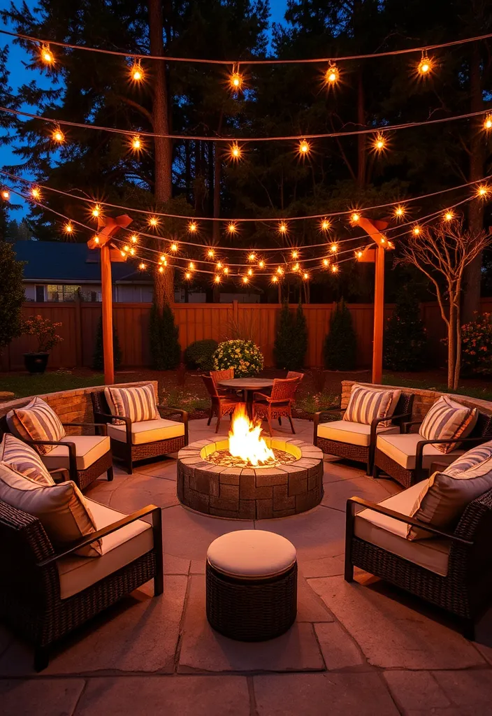 15 Cute Garden Aesthetic Ideas to Transform Your Space - 14. Cozy Fire Pit Area