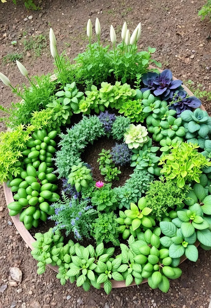 15 Cute Garden Aesthetic Ideas to Transform Your Space - 12. Herb Spiral Garden