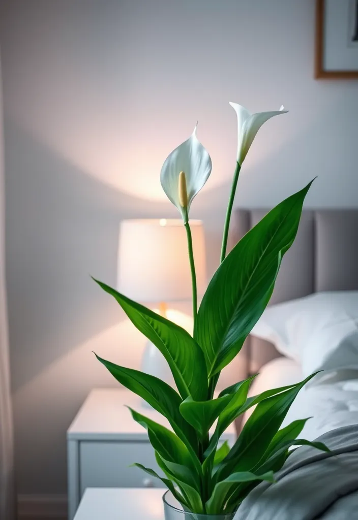 10 Best Tall Bedroom Plants for Better Sleep - 5. Peace Lily