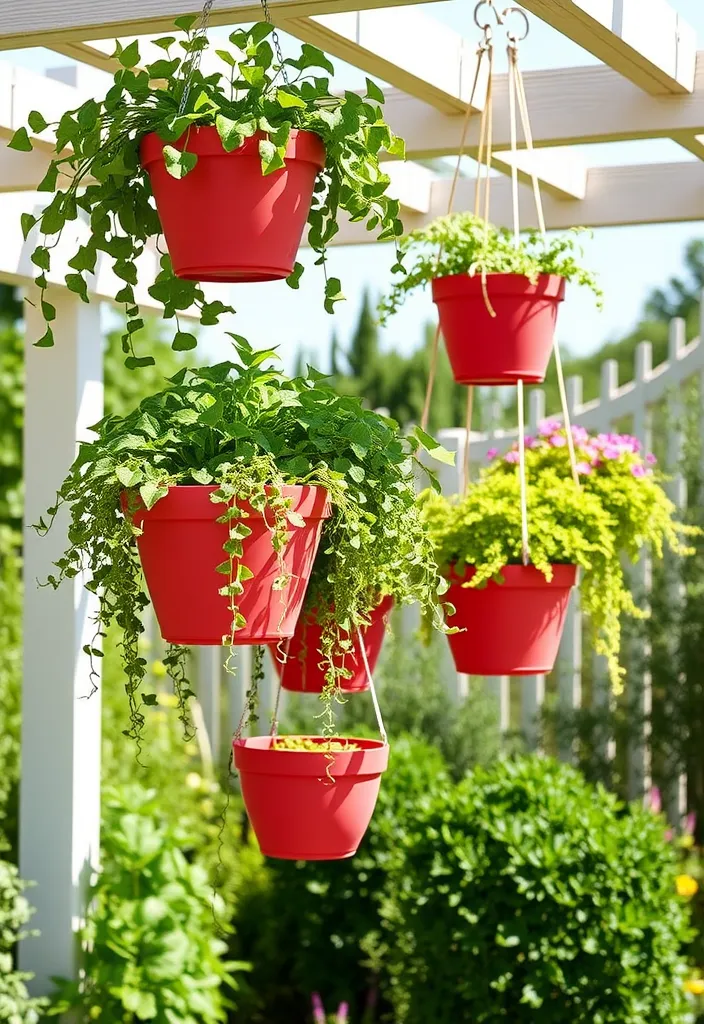 14 DIY Self-Watering Planters That Will Make Your Outdoor Space Thrive! - 5. Hanging Self-Watering Planters