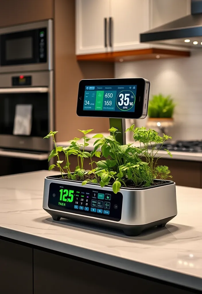 15 Indoor Herb Gardens and Expert Tips to Keep Them Thriving! - 10. Smart Herb Garden