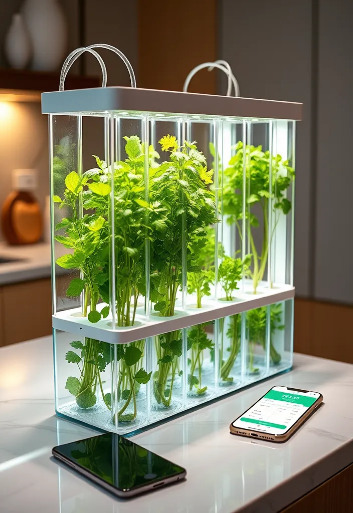 15 Indoor Herb Gardens and Expert Tips to Keep Them Thriving! - 4. Hydroponic Herb Garden