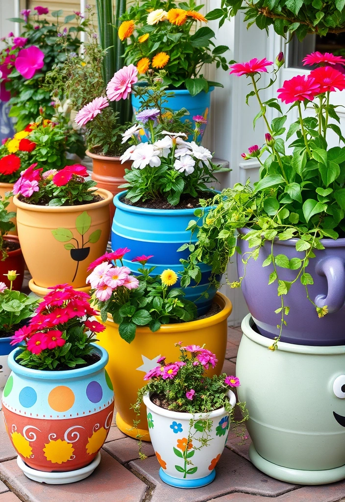 Colorful Container Gardens