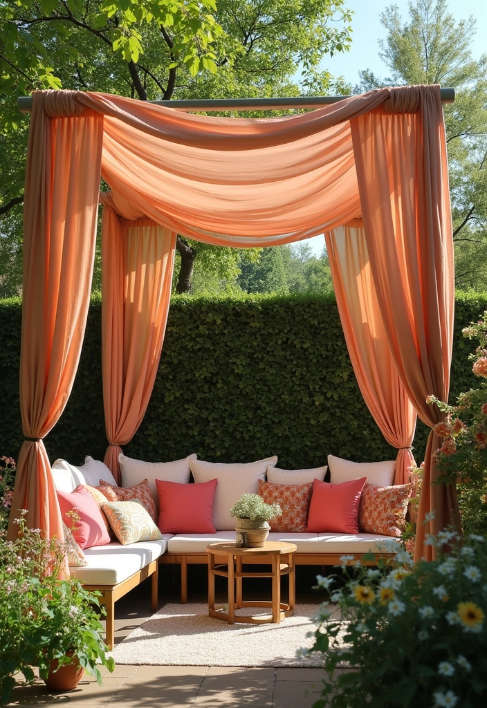 15 Garden Structure Ideas for Any Yard - 14. Chic Garden Canopy