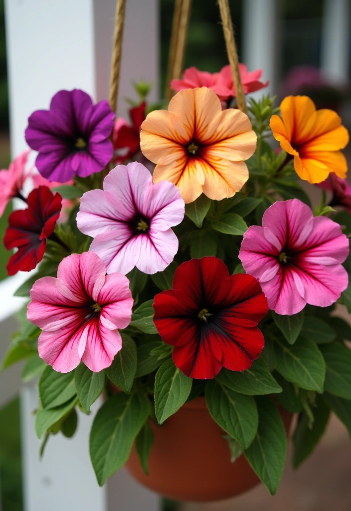 12 Easy Flowers to Plan Your First Garden (Beginner's Guide to Gorgeous Blooms!) - 7. Petunias: Versatile Blooms