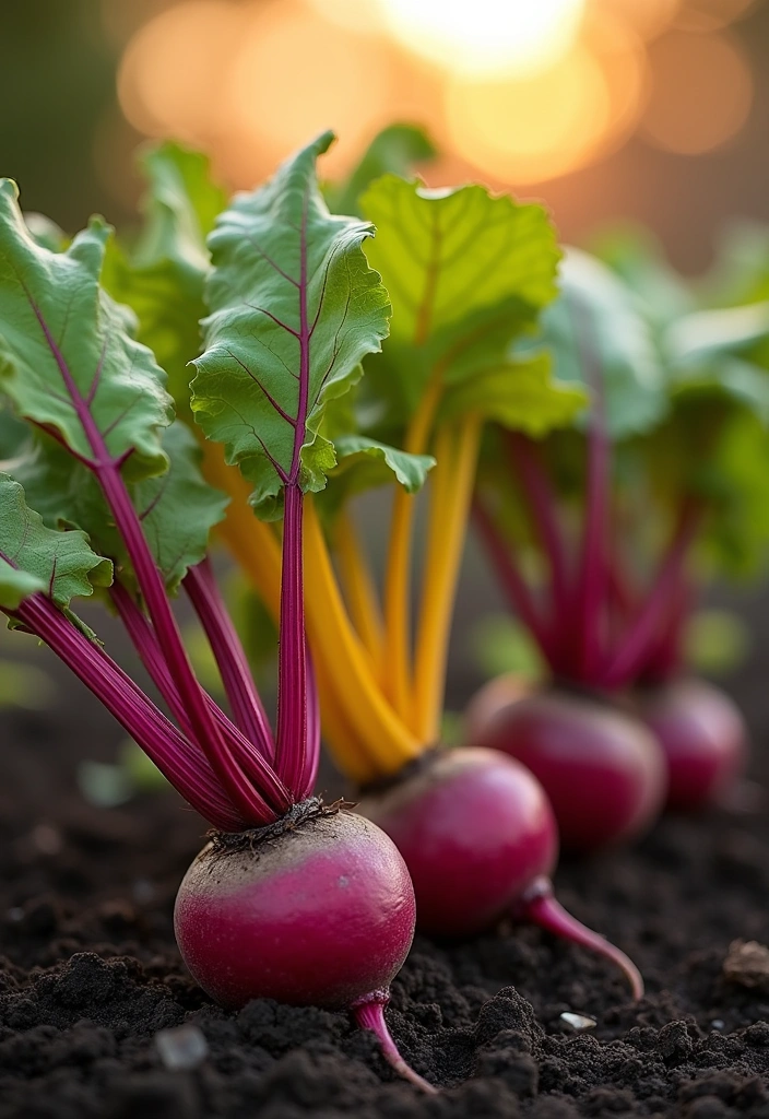 16 Fall Garden Vegetable Ideas to Grow - 7. Beets: Colorful and Nutritious