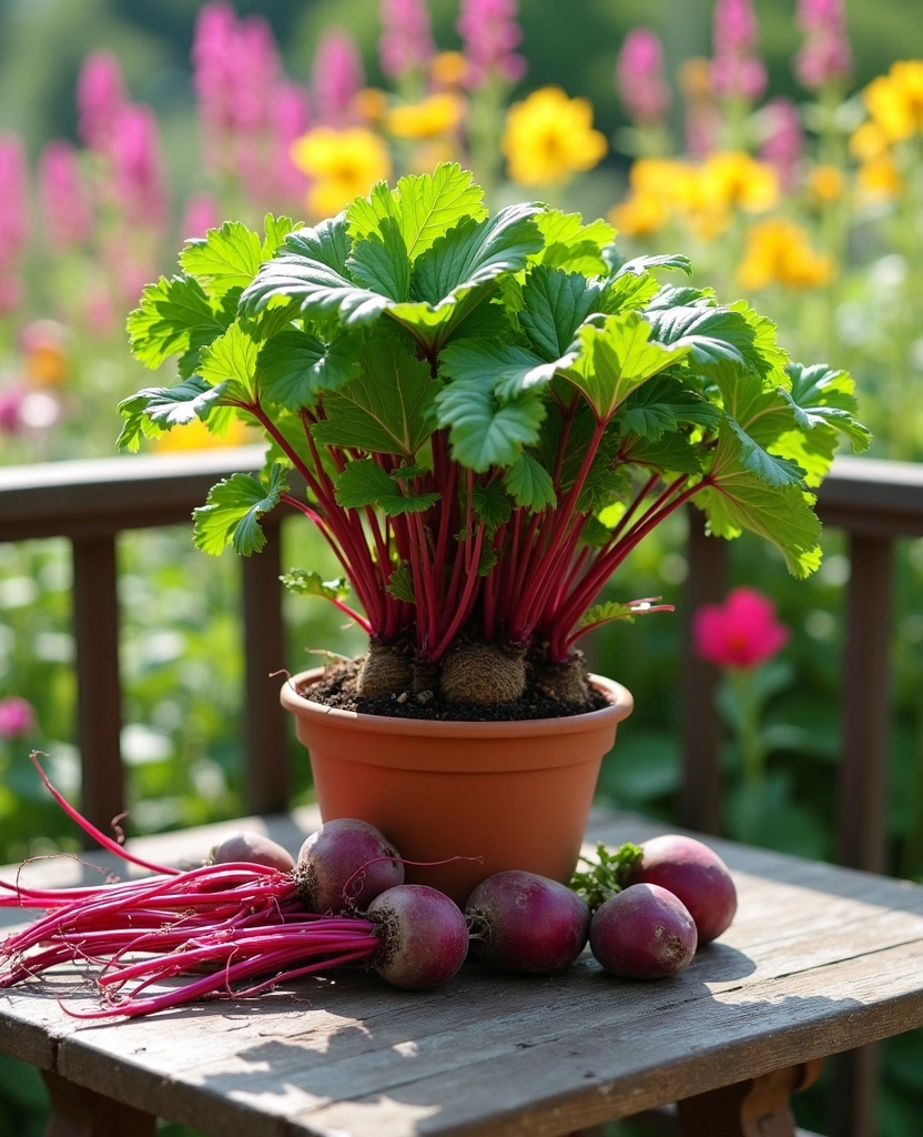 14 Space-Saving Vegetables You Can Grow on Your Balcony  - 9. Beets