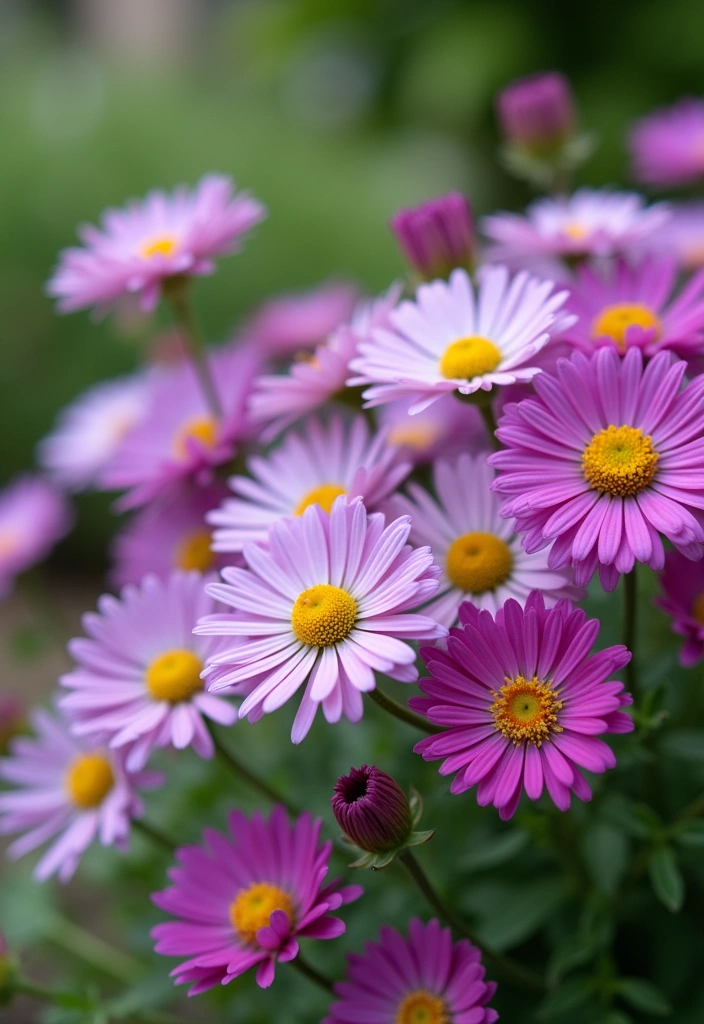 12 Easy Flowers to Plan Your First Garden (Beginner's Guide to Gorgeous Blooms!) - 11. Asters: Late Summer Blooms