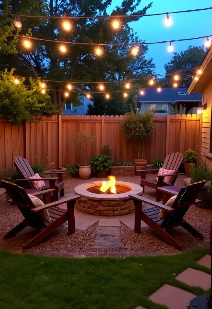 12 Garden Design Ideas for Small Yards - 2. Cozy Fire Pits: Gather Around the Warmth