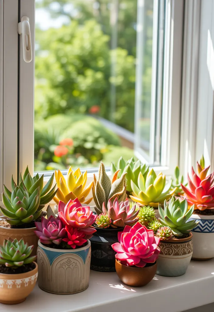 15 Best Kitchen Windowsill Plants: Your Ultimate Guide to Indoor Gardening! - 10. Succulents