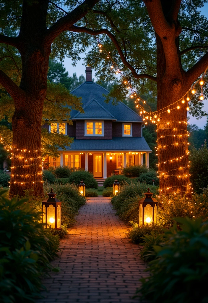 Rustic Garden Lighting