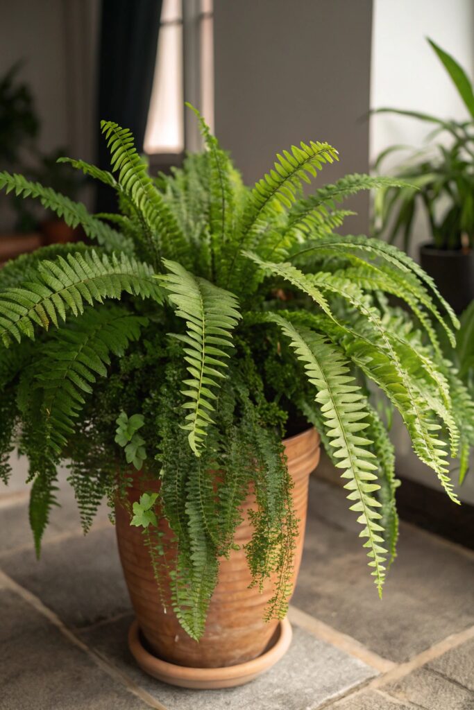 12 Indoor Houseplants for Every Room - 8. Boston Fern (Nephrolepis exaltata)