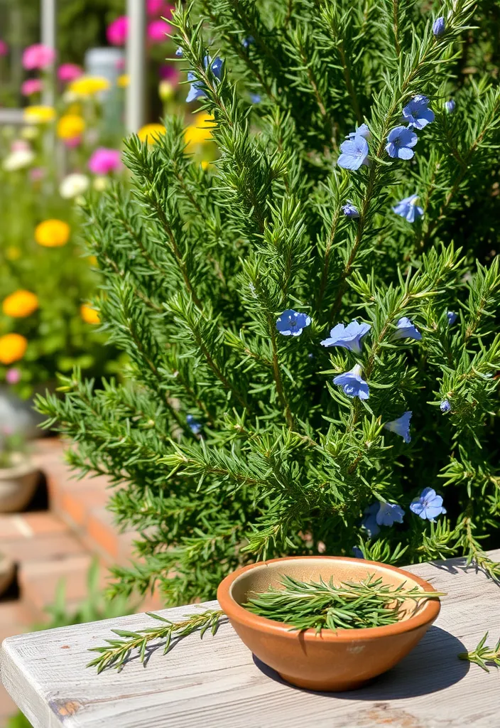 16 Healing Herbal Plants That Will Transform Your Health Naturally  - 6. Rosemary (Salvia rosmarinus)