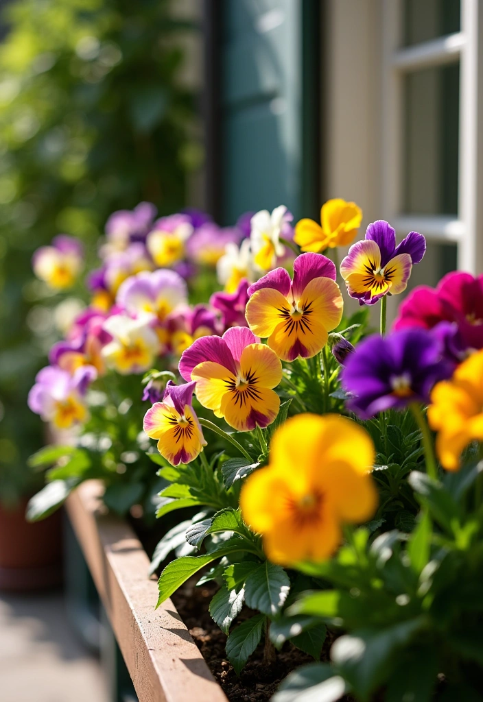 Pansies: The Colorful Resilients