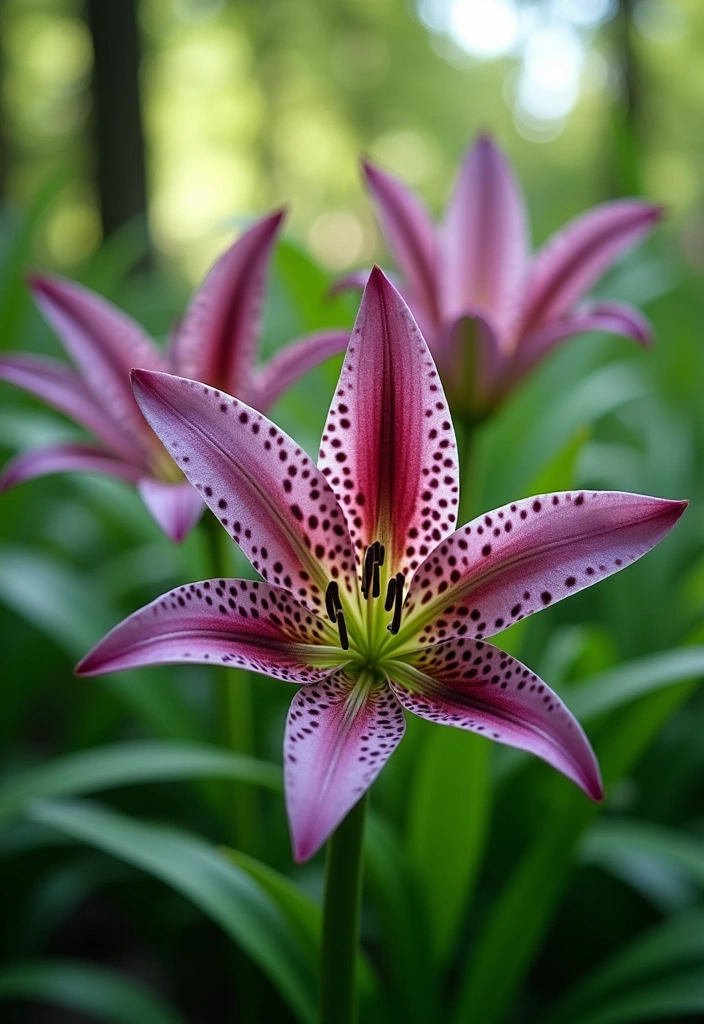 9 Shade-Loving Flowers for a Beautiful Dark Garden - 7. Toad Lily - Exotic Appeal