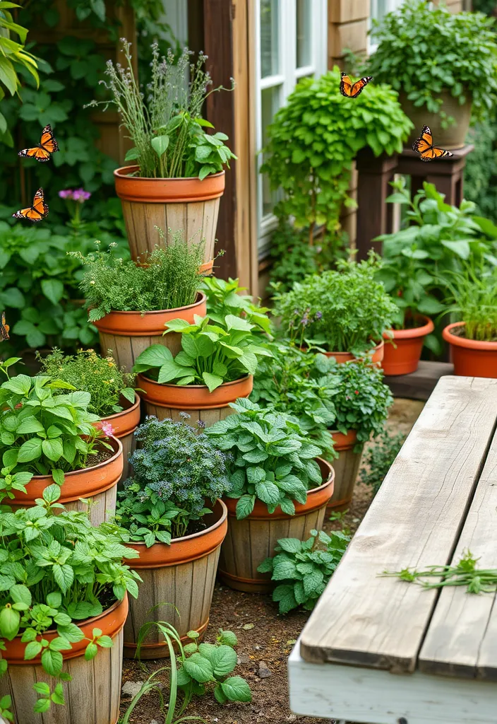 15 Container Plants for Privacy That Will Transform Your Outdoor Space! - 12. Herbs for a Functional Privacy Screen