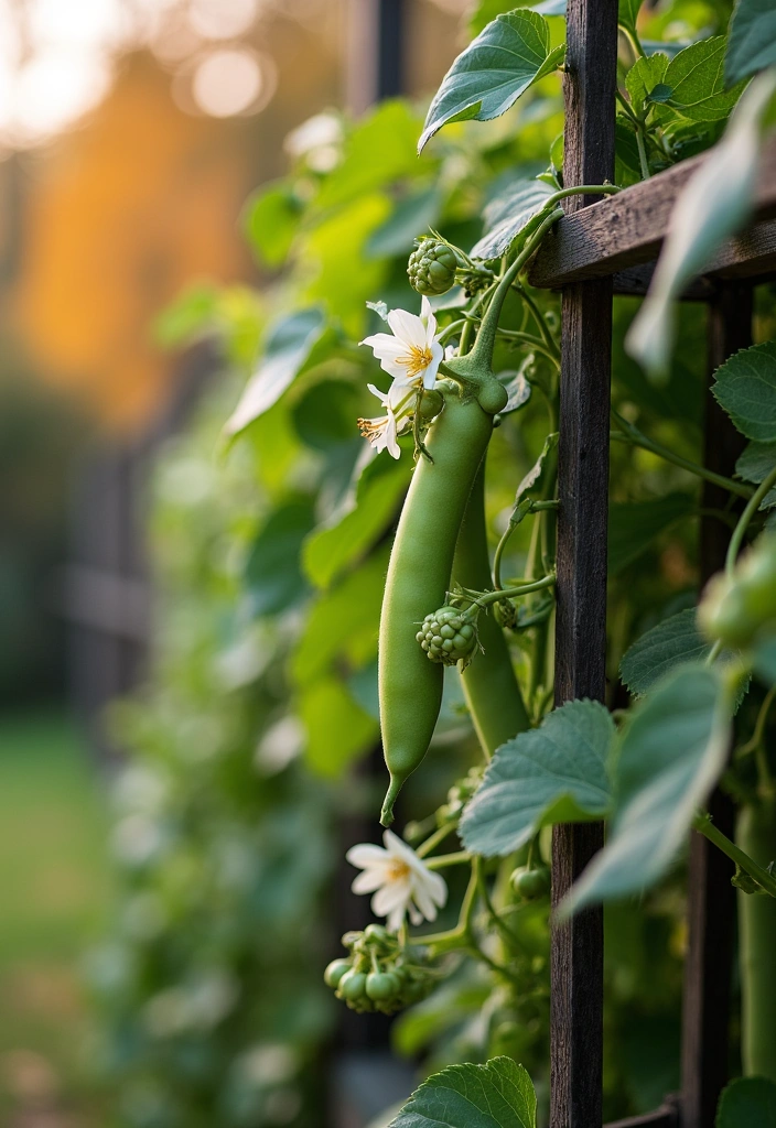 16 Fall Garden Vegetable Ideas to Grow - 8. Peas: Sweet and Crisp