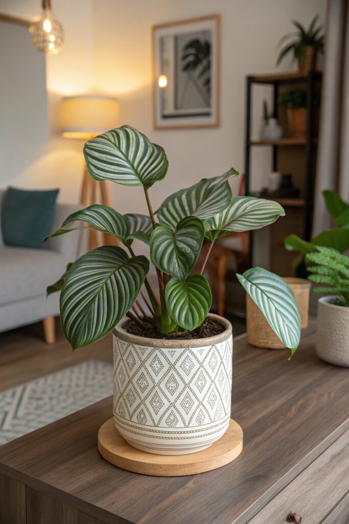 14 Plants That Will Enhance Any Room Decor - 9. Calathea: The Colorful Leafy Wonder