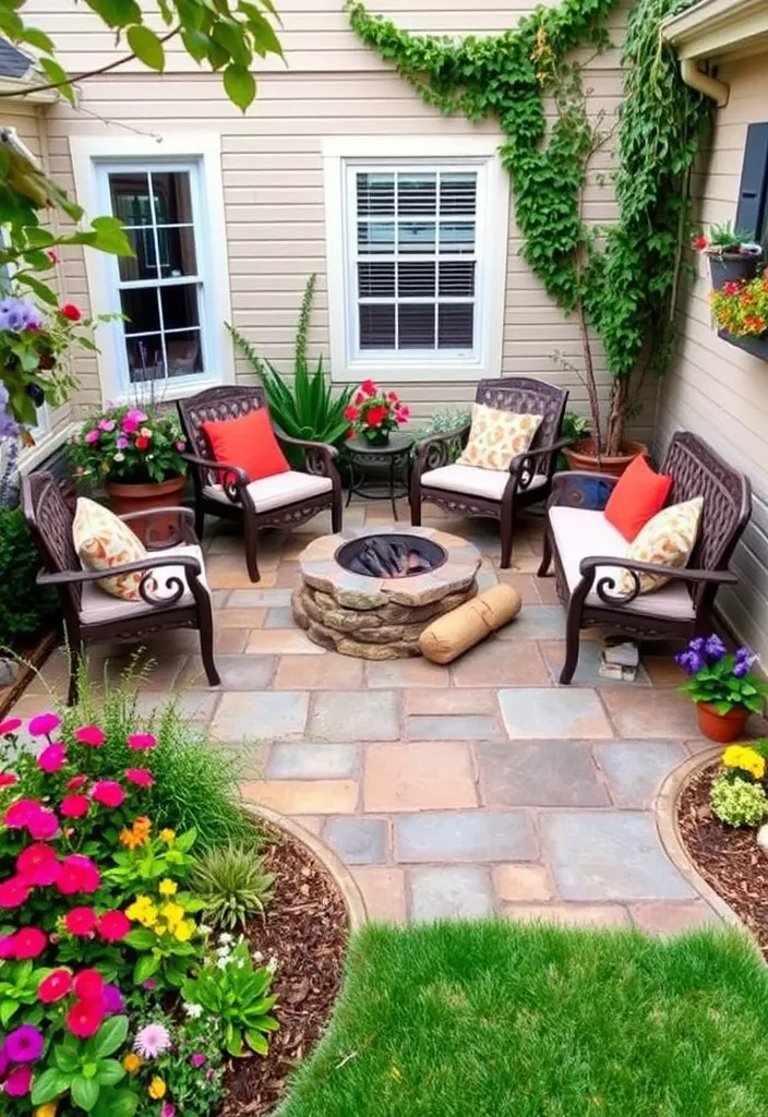 21 Genius Small Front Yard Landscaping Ideas That Don't Require a Lawn! - 3. Cozy Seating Area