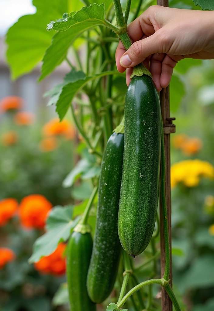 10 Best Vegetables to Grow in Full Sun - 4. Cucumbers