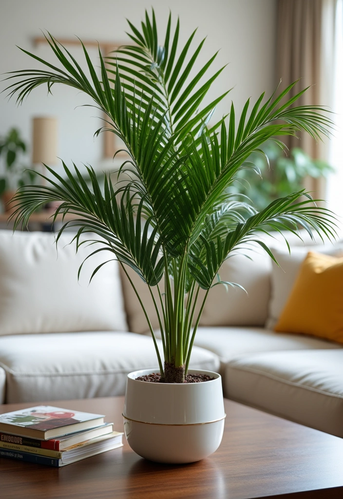 10 Best Low Light Houseplants for Indoor Growing - 9. Parlor Palm (Chamaedorea elegans)