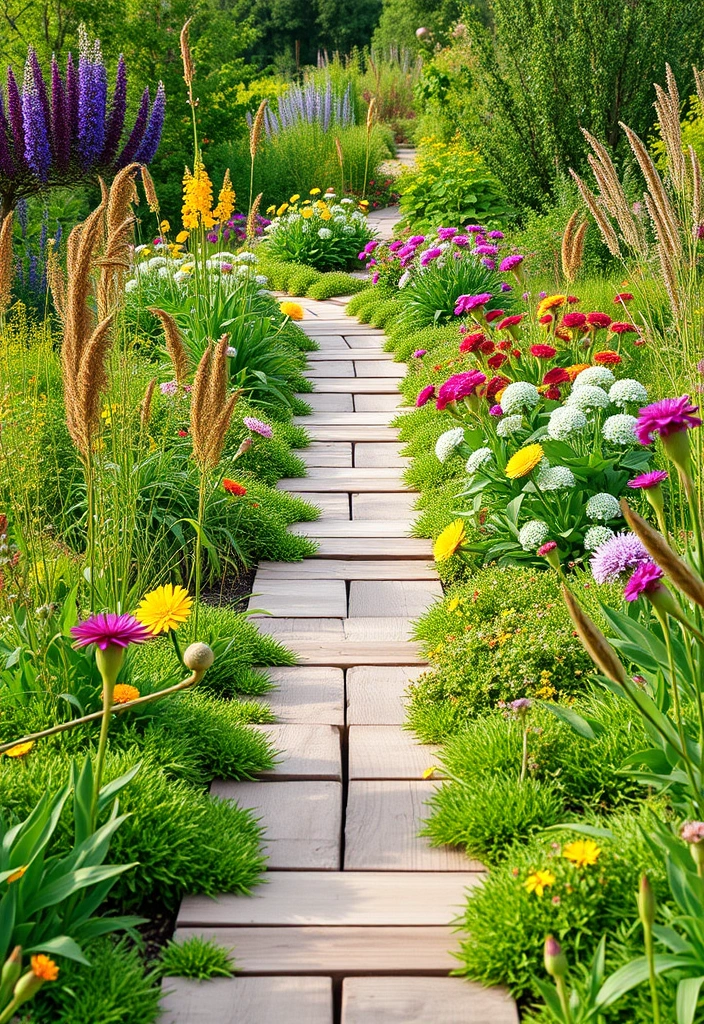 18 Best Wooden Walkway Designs for Backyard Landscaping - 18. Eco-Friendly Wooden Walkways