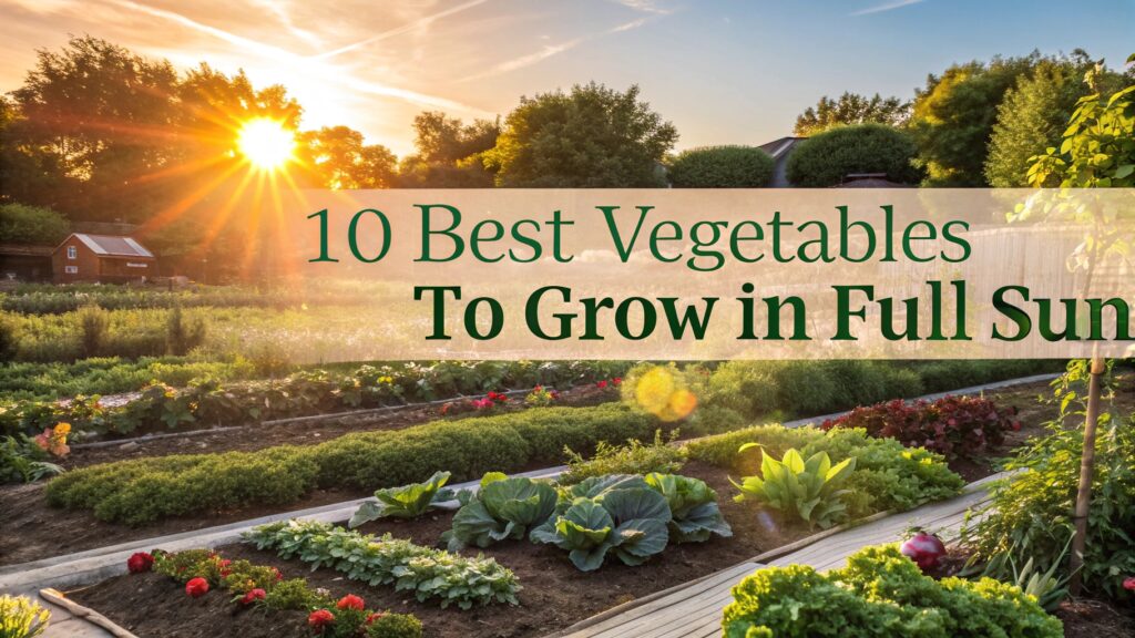 10 Best Vegetables to Grow in Full Sun