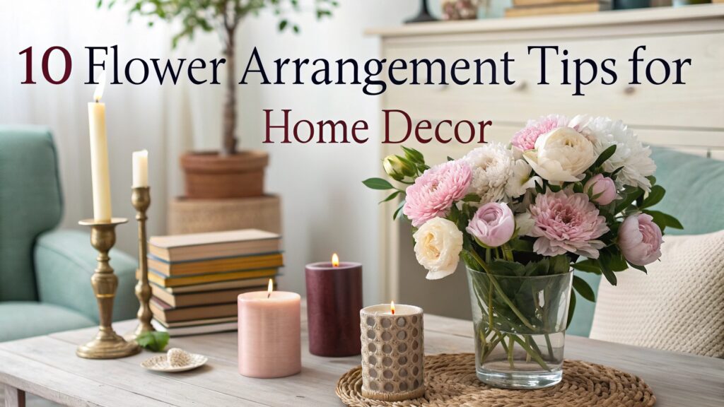 10 Flower Arrangement Tips for Home Decor