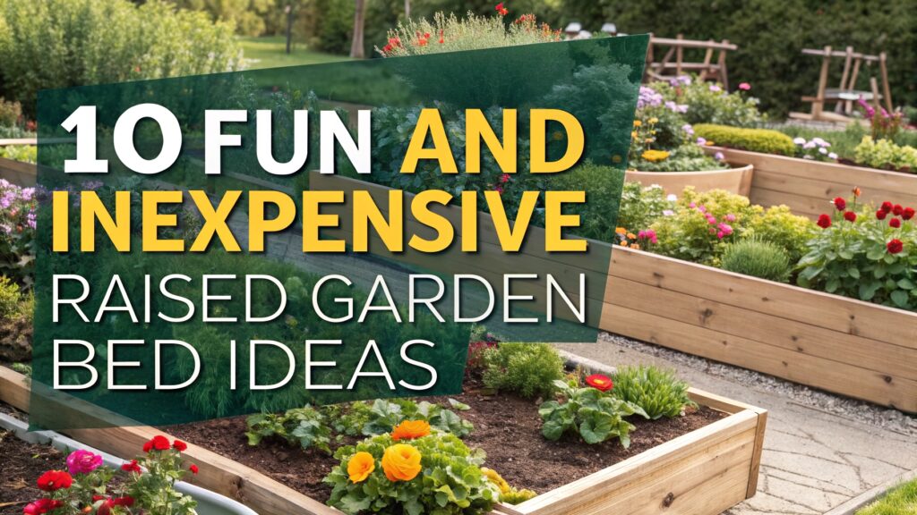 10 Fun and Inexpensive Raised Garden Bed Ideas