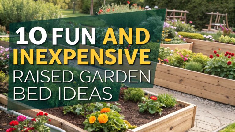 10 Fun and Inexpensive Raised Garden Bed Ideas