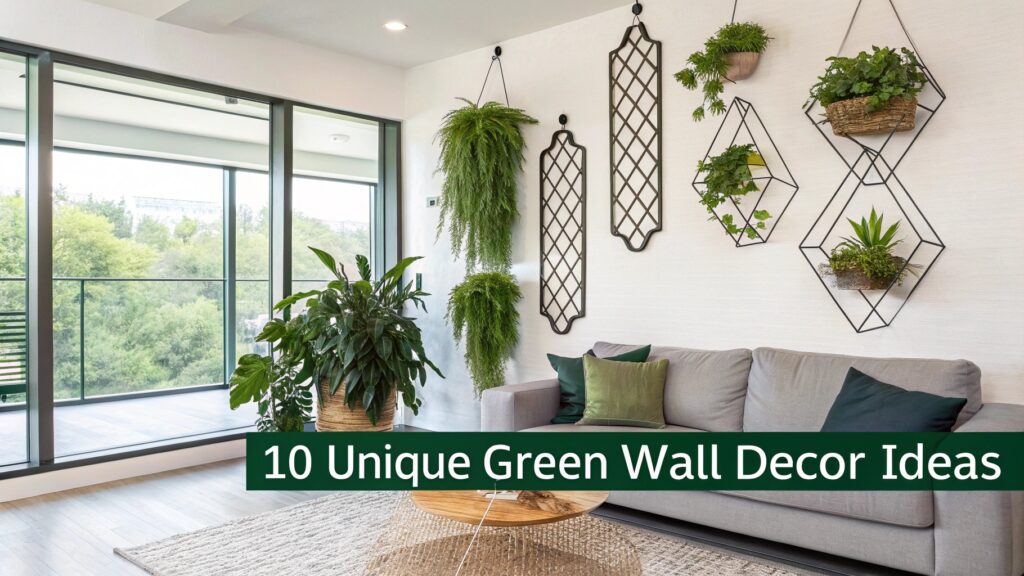 10 Unique Green Wall Decor Ideas